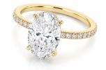 2,00CT DIAMANTRING I 14k GULL MED SERTIFIKAT